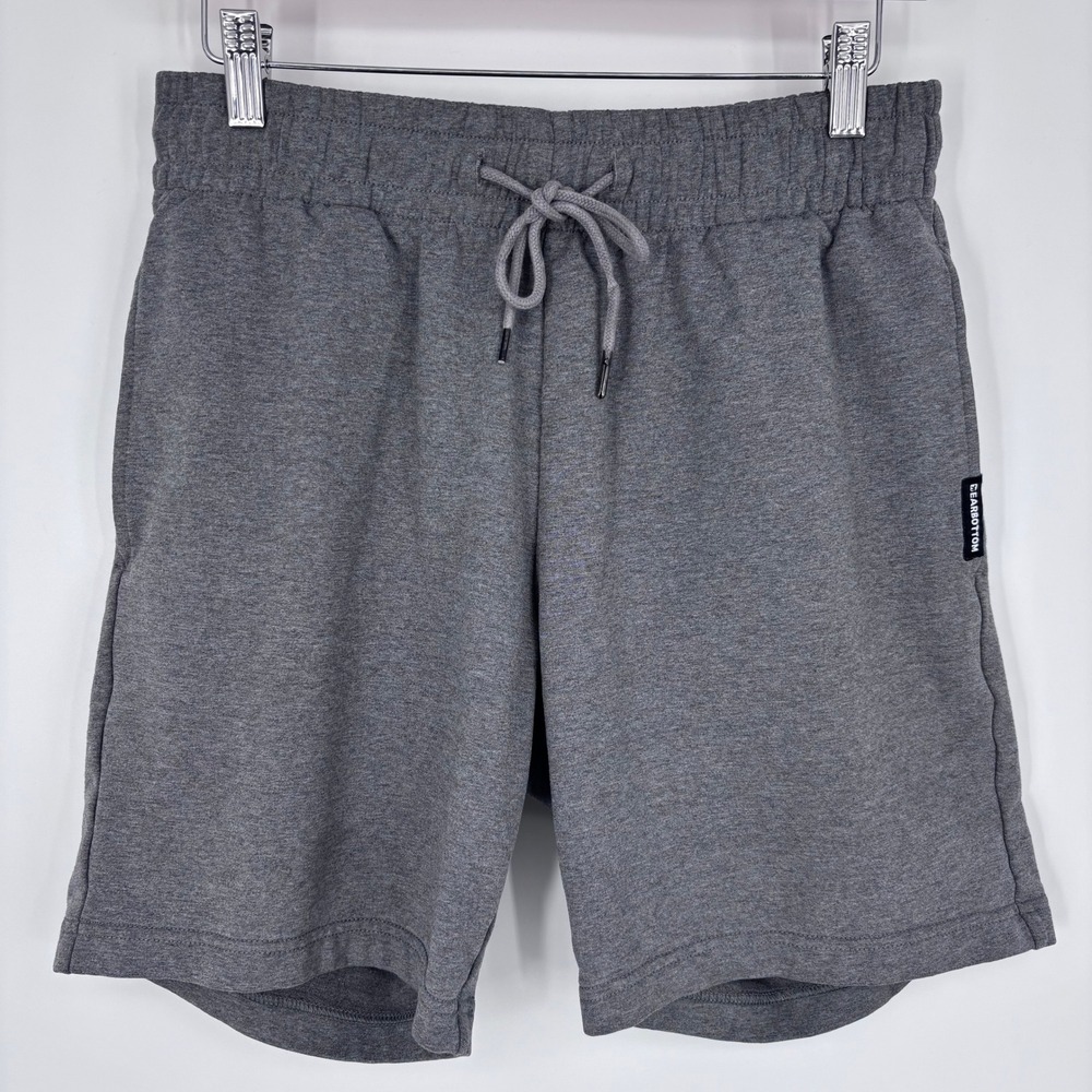 Bear Bottom Loft Shorts Mens M Gray 7" Unlined‎ Cotton Blend Lounge Athleisure